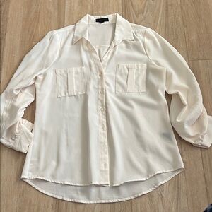 Mine Ivory Collared Blouse